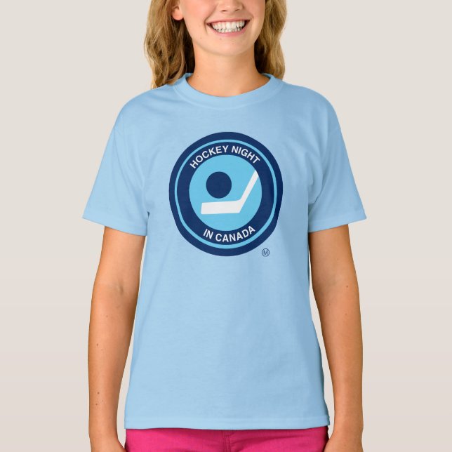 Hockey Night Retro Girls' T - Shirt (Vorderseite)