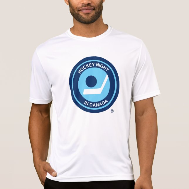 Hockey Night Retro Sport-Tek Performance Shirt (Vorderseite)