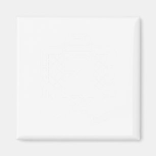 Hockey Nummer 2 Trikot Lustiger Hockeyspieler Spie Magnet