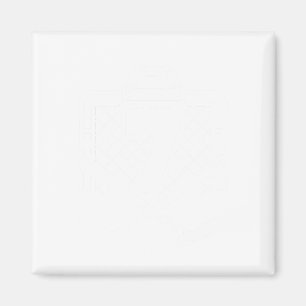 Hockey Nummer 7 Trikot Lustiger Hockeyspieler Spie Magnet
