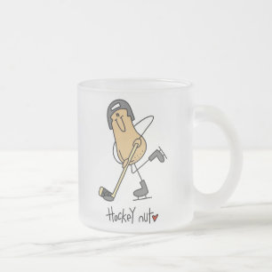 Hockey-Nuss-T-Shirts und Geschenke Mattglastasse