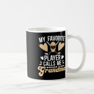 Hockey-Oma stolze Eishockeyspielerin Großmutter Kaffeetasse