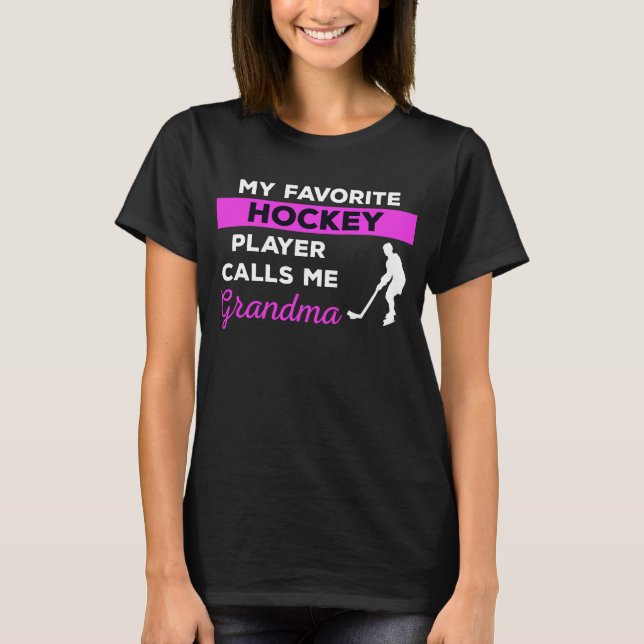 Hockey-Oma T-Shirt (Vorderseite)