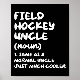 Hockey Onkel Definition Lustig Sport  Poster