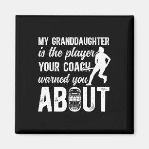 Hockey-Opa Lustiger Hockeyspieler Gra Magnet