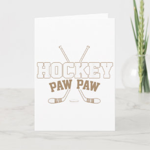 Hockey-Opa-Opa Vintage-Hockeyliebhaber Karte