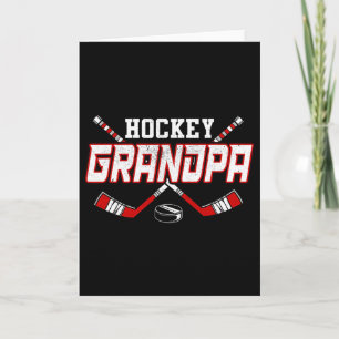 Hockey-Opa-Shirts für Männer Papa Vater's Day Vi Karte