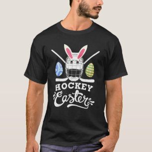 Hockey Osterfest Ostern Eishockeyspieler T-Shirt