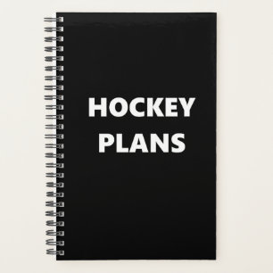 Hockey Planner Sports Thème Hockey Plans