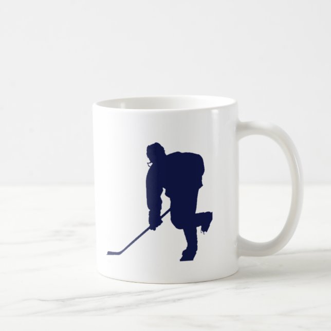 Hockey_Player_Blue Kaffeetasse (Rechts)