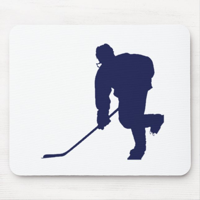 Hockey_Player_Blue Mousepad (Vorne)