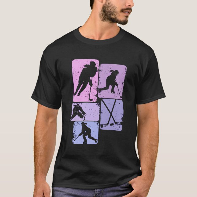 Hockey Player Ice Hockey Jugend T-Shirt (Vorderseite)