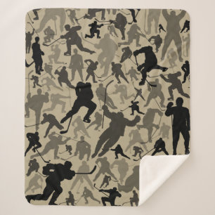 Hockey Player Pattern Sherpadecke