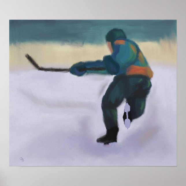 Hockey Player, Poster (Vorne)