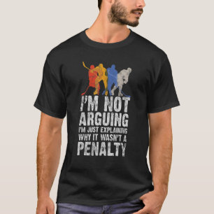 Hockey Player Sports Game Gag Grafik T-Shirt