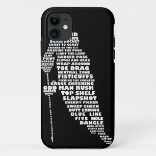 Hockey Player Typografie Design iPhone 5 Fall Case-Mate iPhone Hülle
