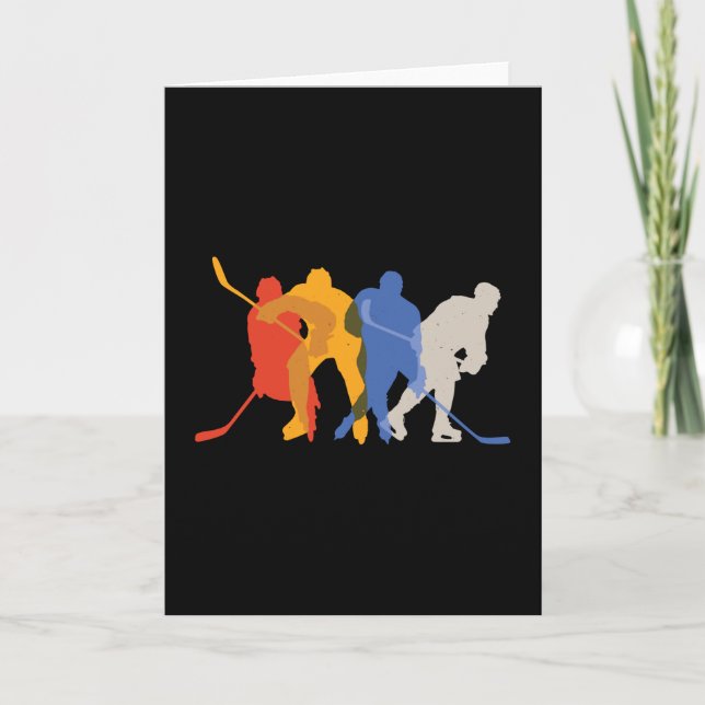 Hockey Players Karte (Vorderseite)