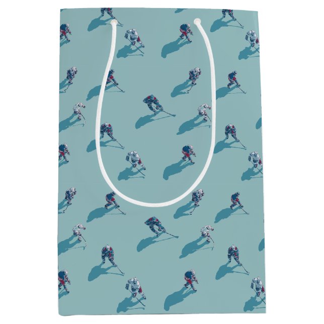 Hockey players on ice mittlere geschenktüte (Vorderseite)
