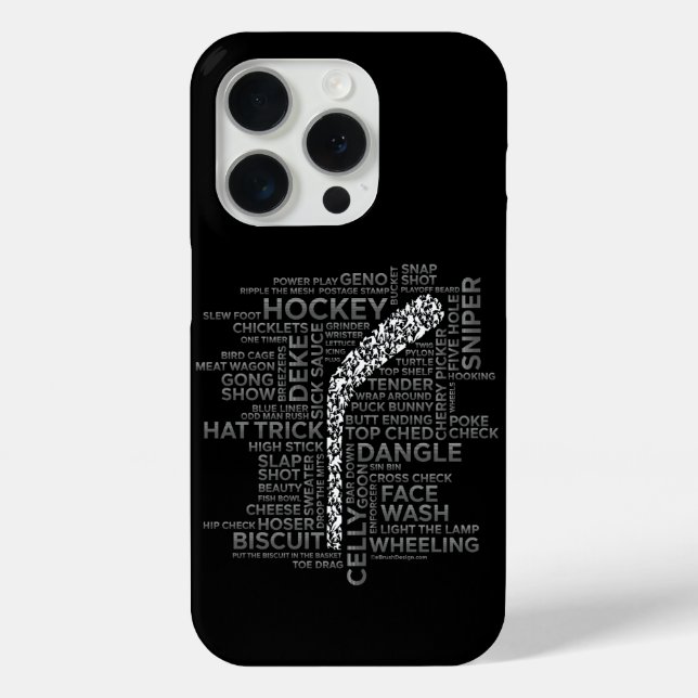 Hockey Players und Slang Case-Mate iPhone Hülle (Rückseite)