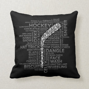Hockey Players und Slang Kissen
