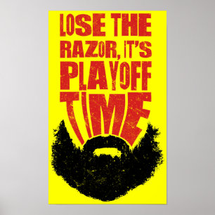 Hockey Playoff Beard Poster