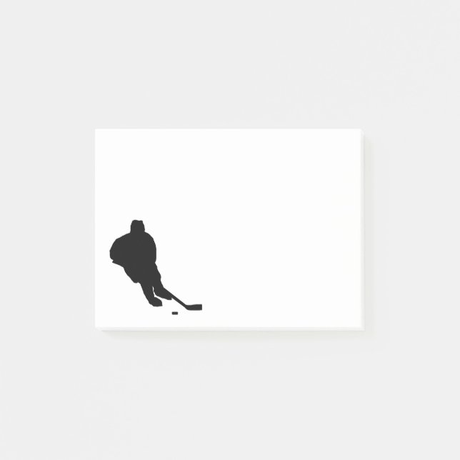 Hockey-Post-Itanmerkungen Post-it Klebezettel (Vorderseite)