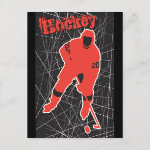 Hockey Postkarte