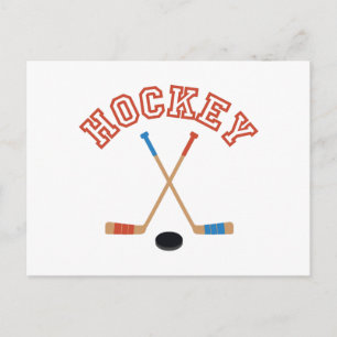 Hockey Postkarte