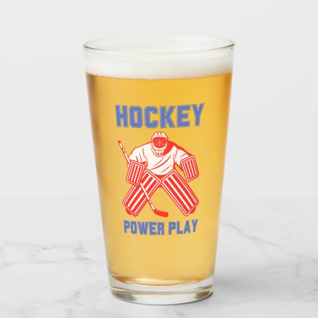 Hockey Power Play Glas (Vorne (Gefüllt))