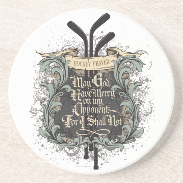 Hockey Prayer Untersetzer (Vorne)