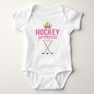 Hockey Princess Baby Girl Säugling Bodysuit Strampler