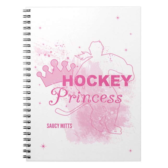 Hockey-Prinzessin Notizblock (Vorderseite)