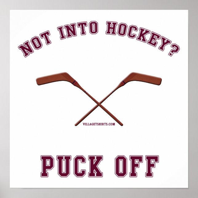 Hockey Puck Off Poster (Vorne)