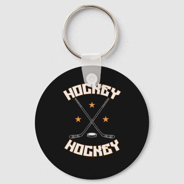 Hockey Puck Schlüsselanhänger (Vorderseite)
