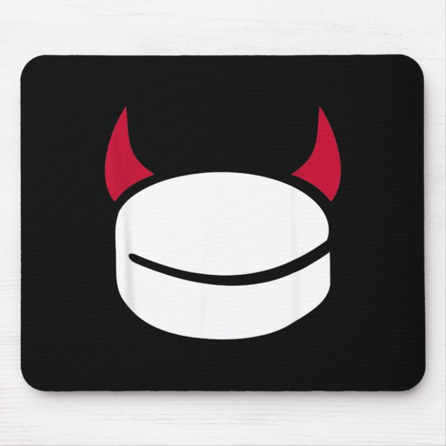 Hockey Puck Teufel Mousepad (Vorne)