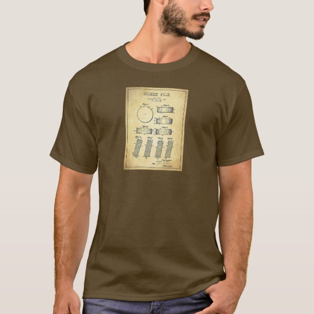 HOCKEY PUCK'er! Patent, das für einen T-Shirt (Vorderseite)