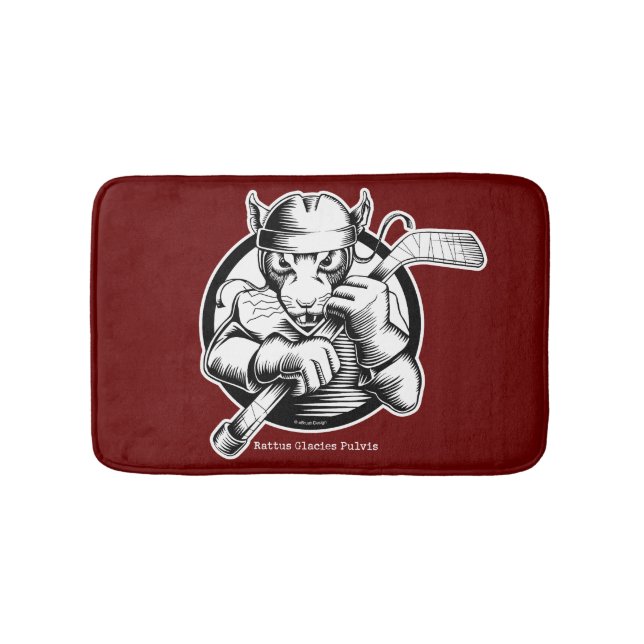 Hockey Rat Badematte (Vorderseite)