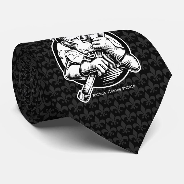 Hockey Rat Neck Tie Krawatte (Gerollt)