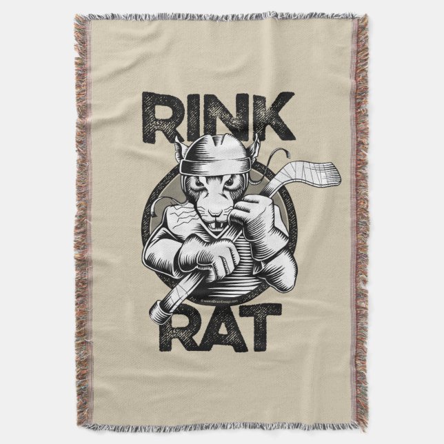 Hockey Rink Rat Decke (Vorderseite Vertikal)