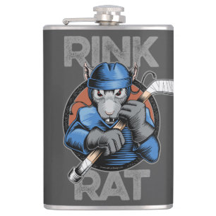 Hockey Rink Rat Flachmann
