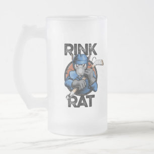 Hockey Rink Rat Mattglas Bierglas