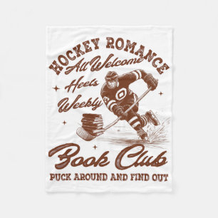 Hockey-Romanze Smut-Leser Buchclub Buchliebhaber B Fleecedecke