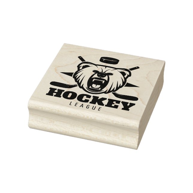 Hockey-Rubber-Briefmarke Gummistempel (Stempel)