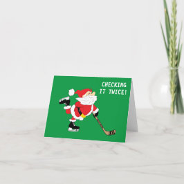 Hockey Santa Skaten Weihnachten Überprüfung es zwe