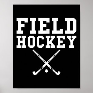 Hockey schnelles Sportspiel Poster