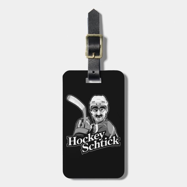 Hockey Schtick Gepäckanhänger (Vorderseite vertikal)