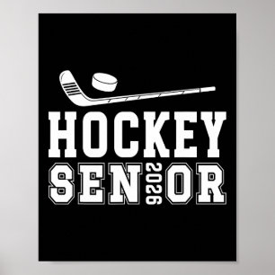 Hockey Senior 2026 Abschluss Senior Eishockey Pl Poster
