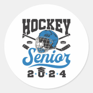 Hockey Senior Class 2024 Runder Aufkleber