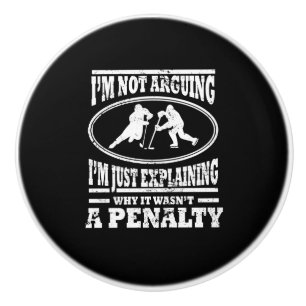 Hockey-Shirt Hockey-Geschenk Spieler Trainer Straf Keramikknauf