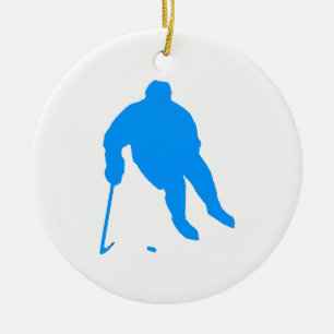 Hockey-Silhouette Keramikornament